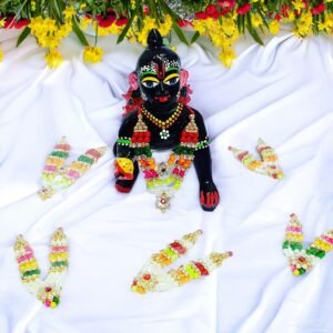 Multi Color Moti and Stone Mala/Haar Suitable for God Idols