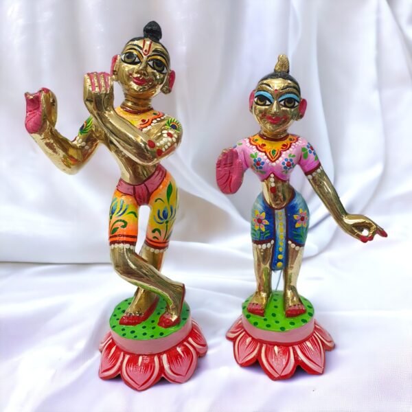ASHTADHATU Radha Krishna Idols 8 inch