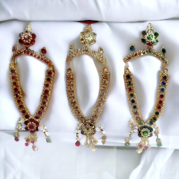 Mala-Mukut-Earings Set Suitable for God Idols