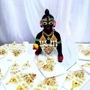 Moti and Multi Stone Mala/Haar Suitable for God Idols