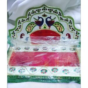 Beautiful Big Size Wooden Singhasan for Laddu Gopal Ji