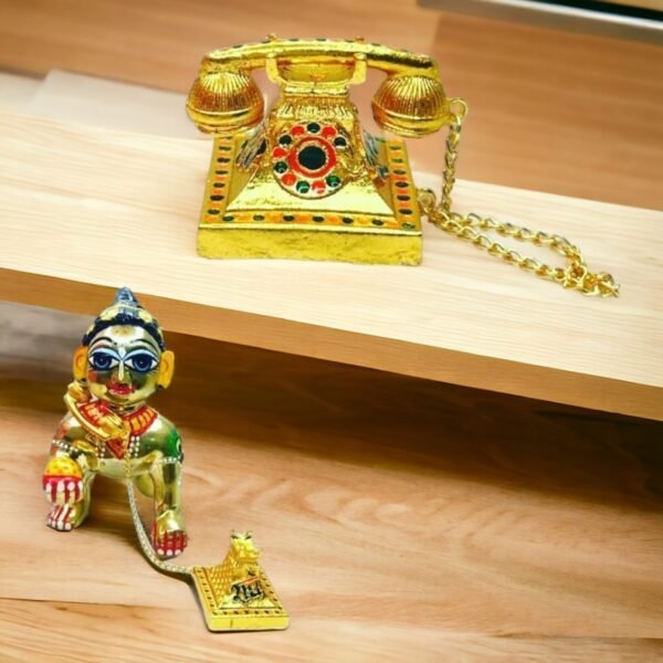 Metal Telephone Toy for Laddu Gopal ji