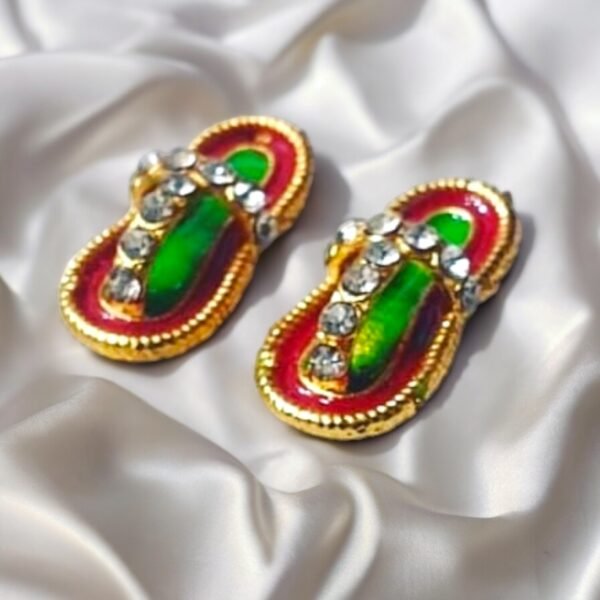 Metal Slippers Toy for Laddu Gopal Ji