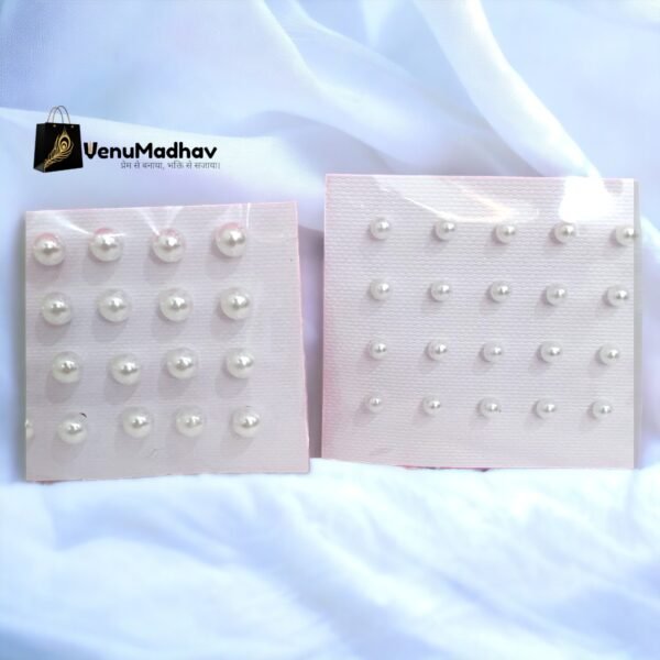 Pearl Moti Earrings for God Idols