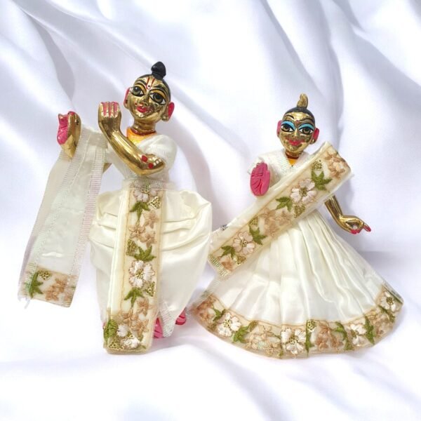 Fancy silk Dress for Radha Krishna