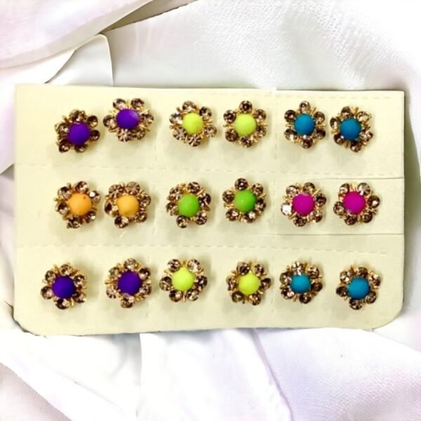 Earrings for God Idols for size 5 or 6- Pair of 5 - Image 5