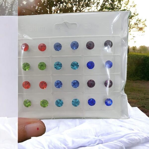 Earrings for God Idols for size 0,1, 2 or 3- Pair of 5 - Image 5