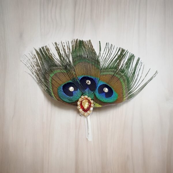 Beautiful 3 Peacock feather Kalangi
