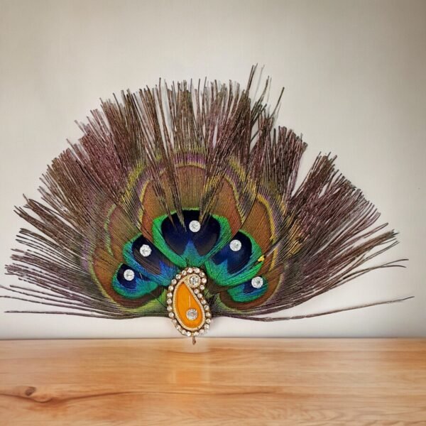 Beautiful 5 Peacock feather Kalangi