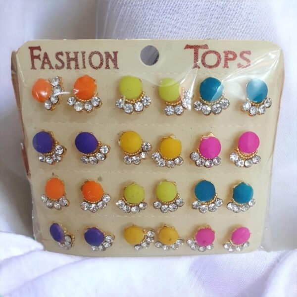 Earrings for God Idols for size 5 or 6- Pair of 5 - Image 4