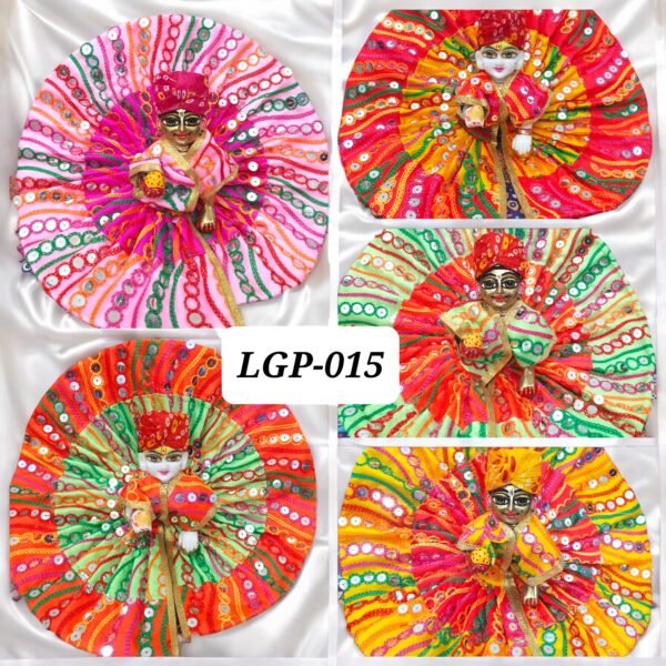 Gujrati Poshak with pagdi with free Pagdi for Laddu Gopal ji