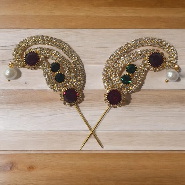 Beautiful Kalangi stone studded 2pc set