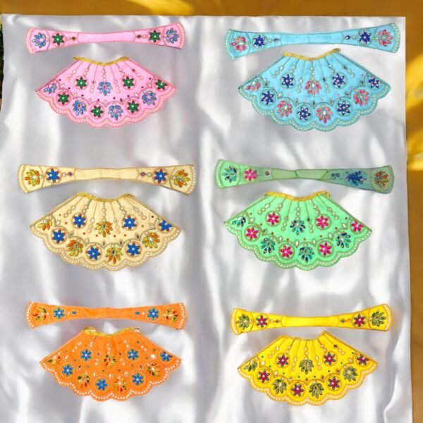 Lehnga Patka in Light Colors for God Idols