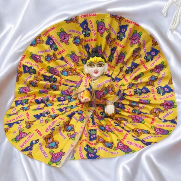 Cotton Teddy Print Poshak - Image 6