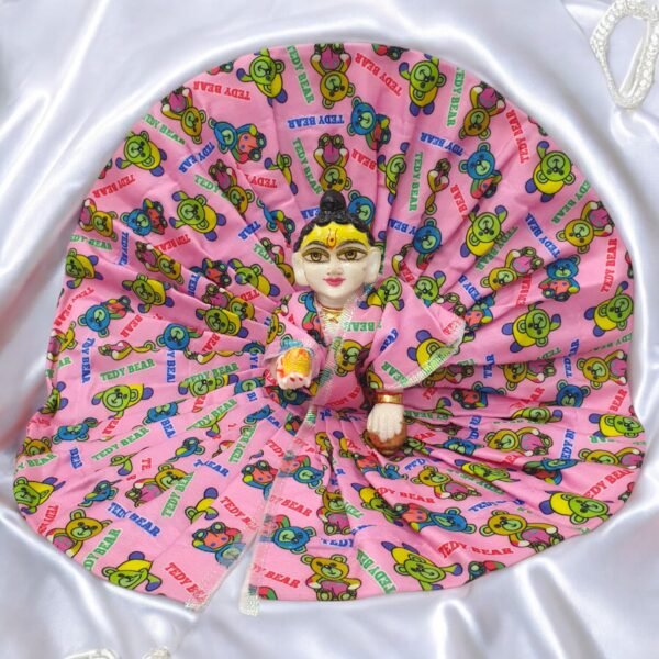 Cotton Teddy Print Poshak - Image 3