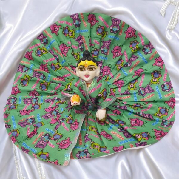 Cotton Teddy Print Poshak - Image 2