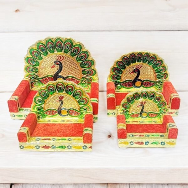 Peacock Singhasan for God Idols