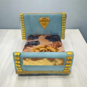 Bed Printed Blue Color for God Idols