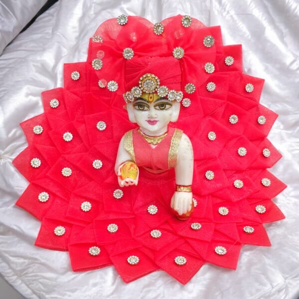Samosa design poshak with Pagdi for Laddu Gopal ji - Image 6