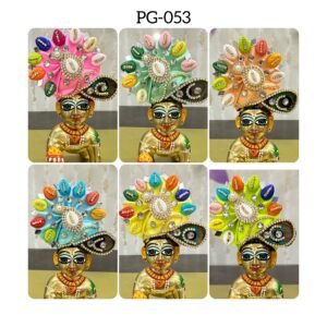 Light color designer Pagdi for Laddu Gopal ji