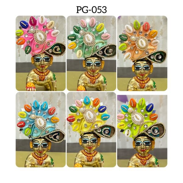 Light color designer Pagdi for Laddu Gopal ji