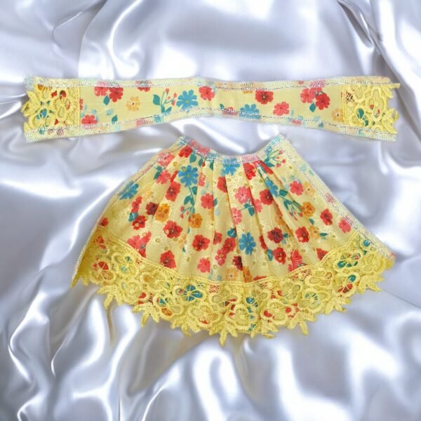 Cotton Design lehnga patka dress for God idol - Image 2