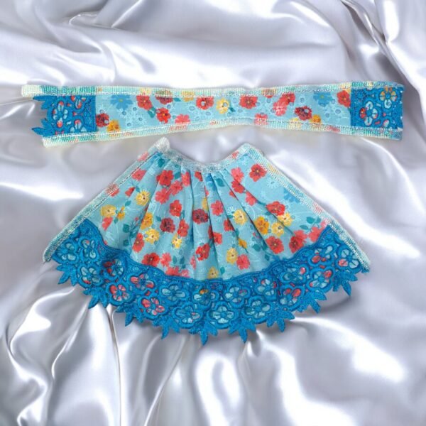Cotton Design lehnga patka dress for God idol - Image 3
