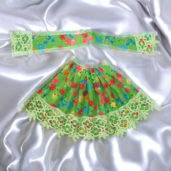Cotton Design lehnga patka dress for God idol - Image 4