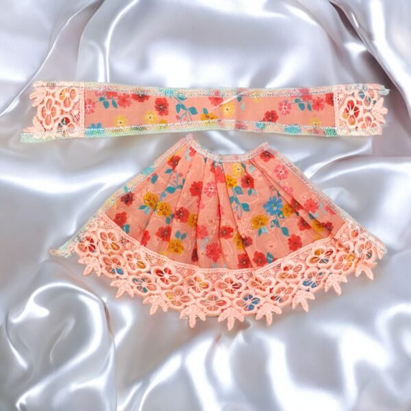 Cotton Design lehnga patka dress for God idol - Image 5
