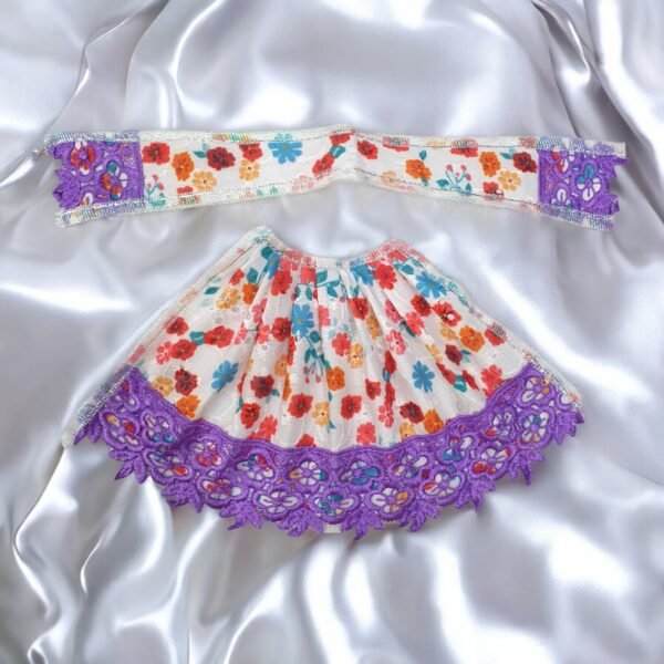 Cotton Design lehnga patka dress for God idol - Image 6