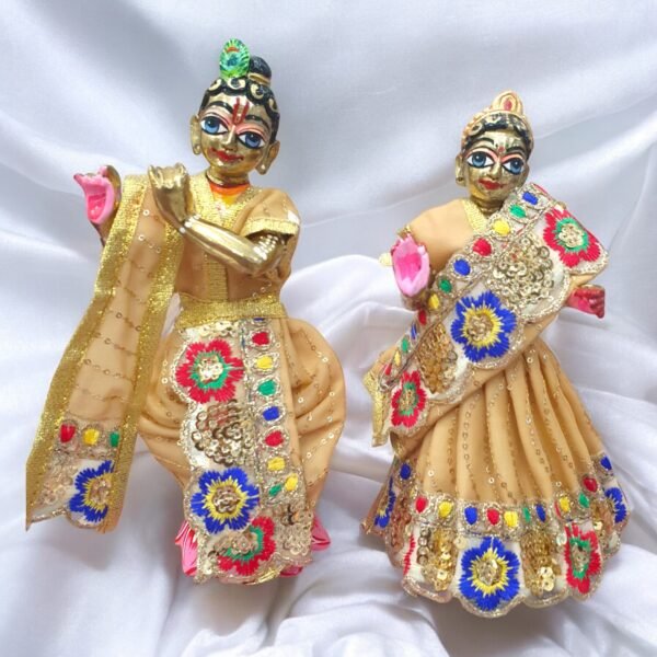 Designer Radha Krishna Poshak in Beautiful Colors