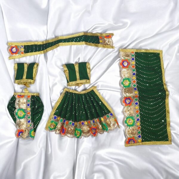 Designer Radha Krishna Poshak in Beautiful Colors - Image 2
