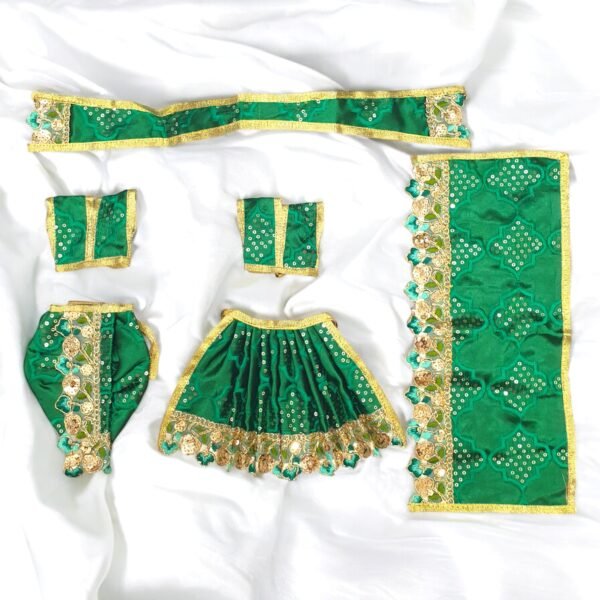 Silk designer Radha Krishna Poshak - Image 5