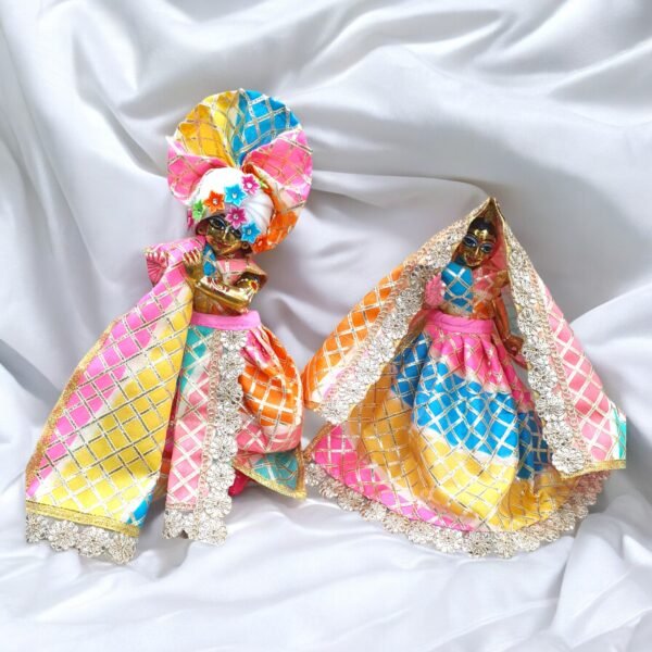 Multi Colored - Radha Krishna Poshak