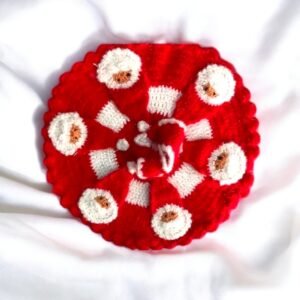 Christmas poshak with cap for God idols