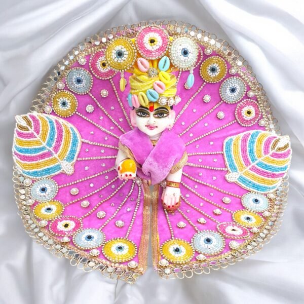 New Heavy Velvet Designer Poshak with Pagdi for God Idols