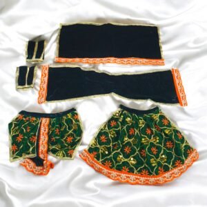 Green Work Velvet designer Radha Krishna Poshak