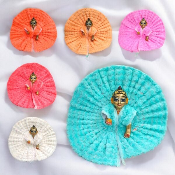 Winter Stall Fabric Poshak for God Idols