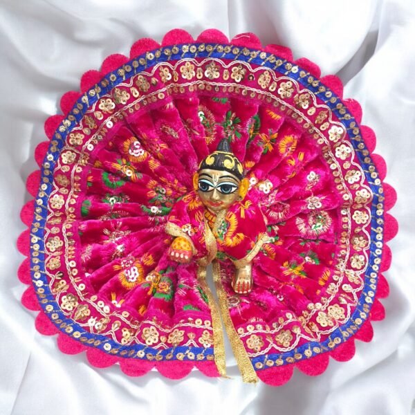 Beautiful Velvet Poshak for God Idols - Image 3