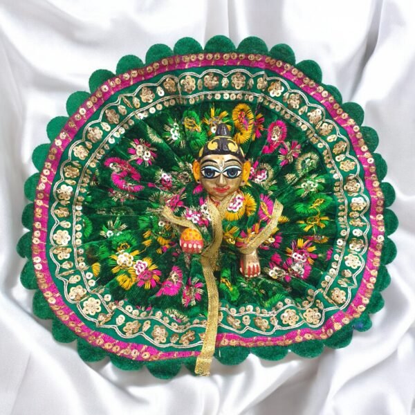 Beautiful Velvet Poshak for God Idols - Image 5