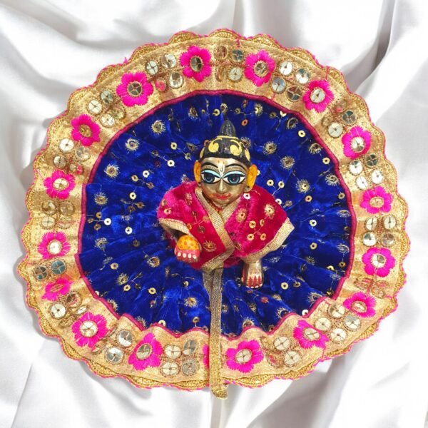 Beautiful Velvet Poshak for God Idols - Image 3