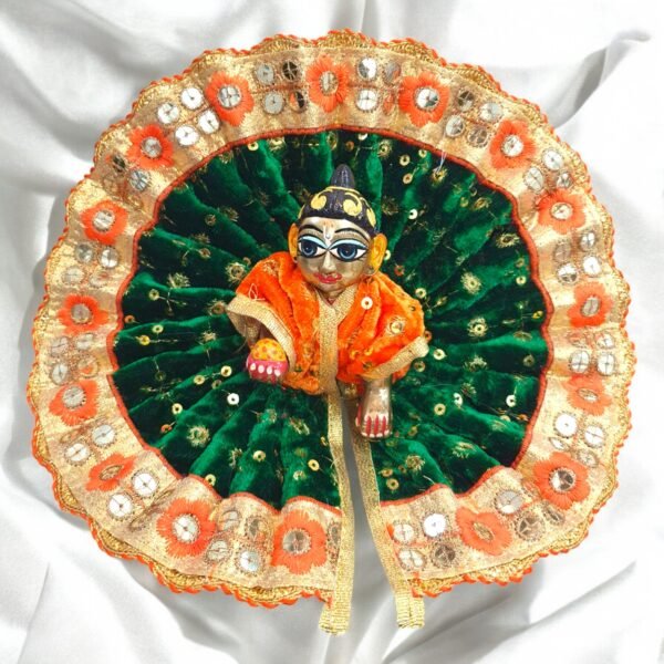 Beautiful Velvet Poshak for God Idols - Image 6