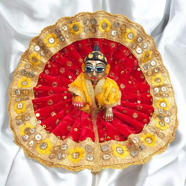 Beautiful Velvet Poshak for God Idols - Image 7