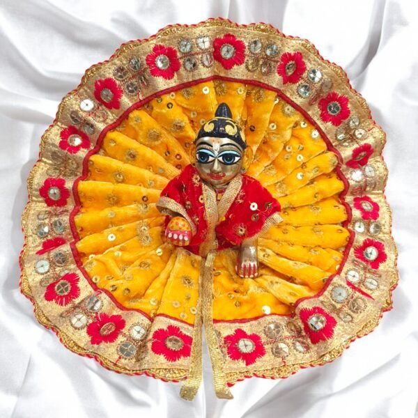 Beautiful Velvet Poshak for God Idols - Image 2