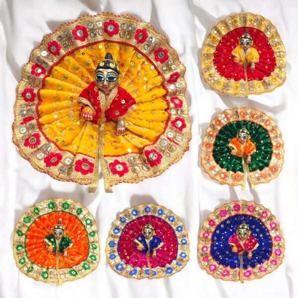 Beautiful Velvet Poshak for God Idols