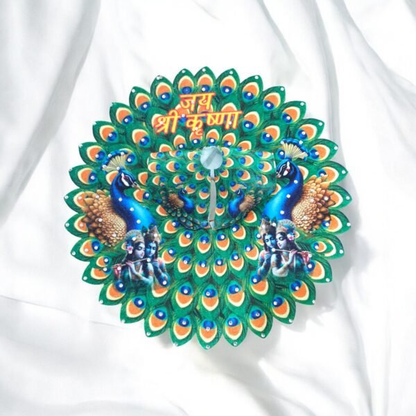 Velvet Digital Print Poshak for God Idols - Image 2