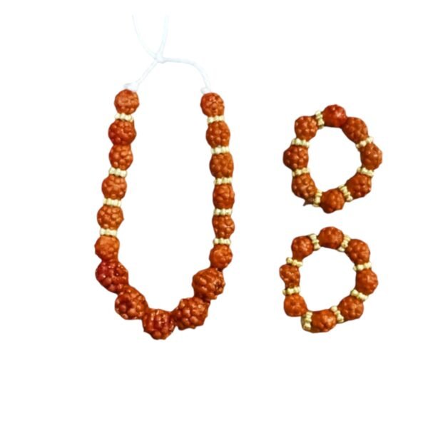 Rudraksh Mala  and Kangan Set