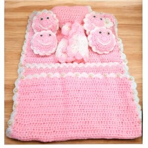 Woolen Bistar/Bedding set with Gown for God Idols