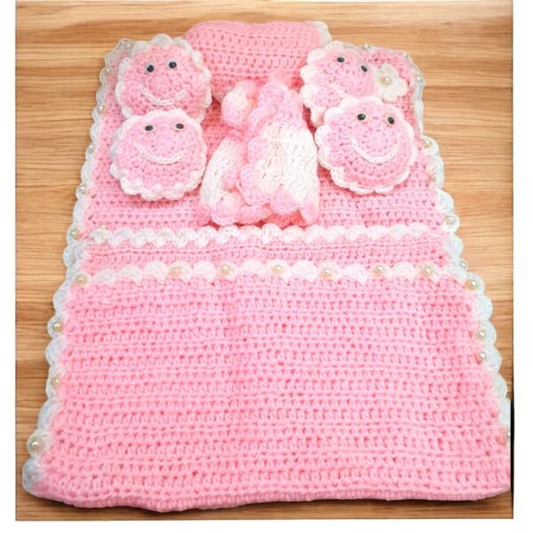 Woolen Bistar/Bedding set with Gown for God Idols