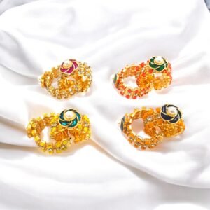 Beautiful Flower Kangan Suitable for Sizes 4, 5, 6& 7 no. God idol